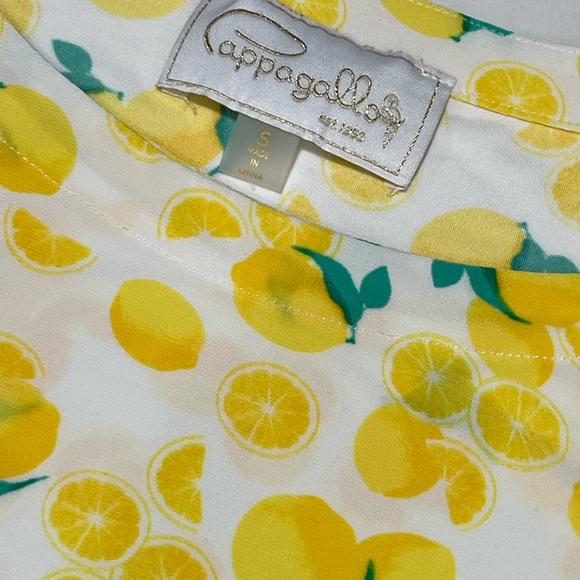 Pappagallo Yellow Green Ruffled Blouse - Picture 4 of 14